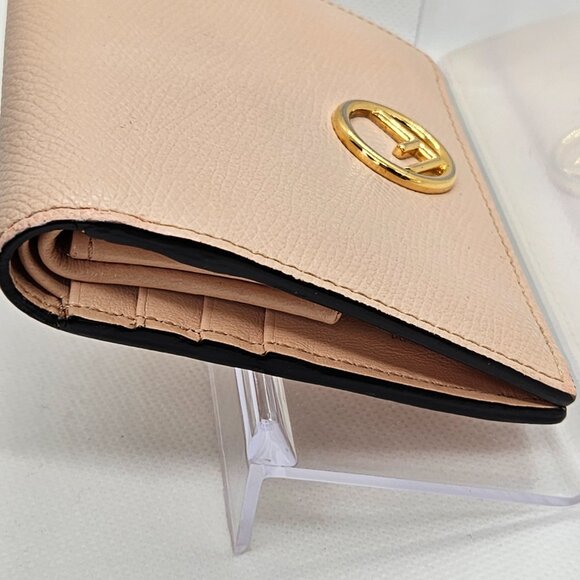 Fendi BiFold Wallet Poudre Pink Leather - Picture 10 of 12